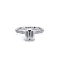 Verragio Solitaire Emerald Engagement Ring