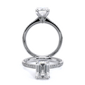 Verragio Solitaire Emerald Engagement Ring
