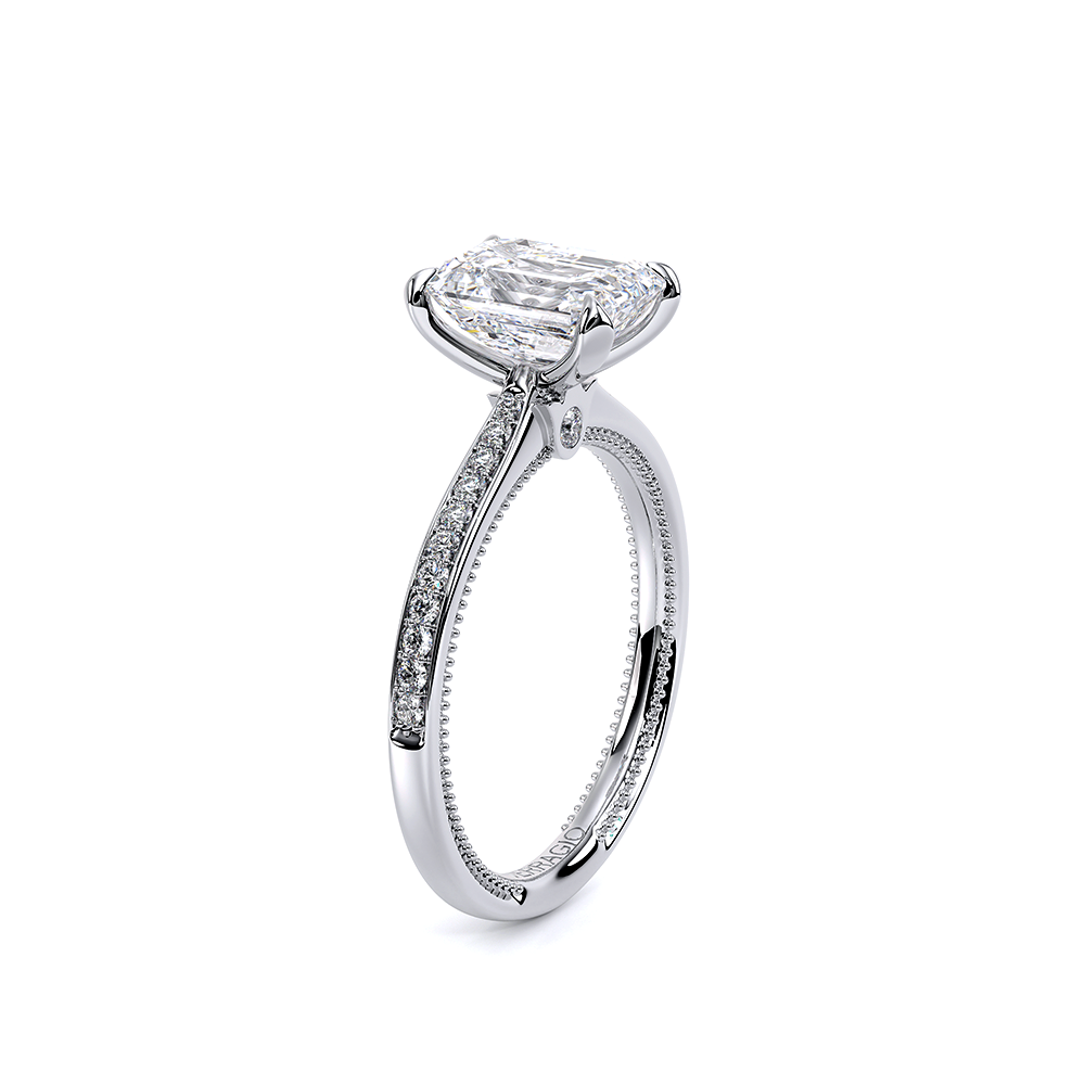 Verragio Solitaire Emerald Engagement Ring