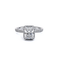 Verragio Solitaire Emerald Engagement Ring