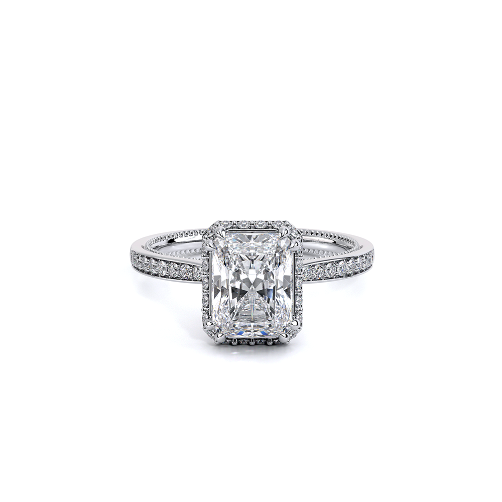Verragio Solitaire Emerald Engagement Ring