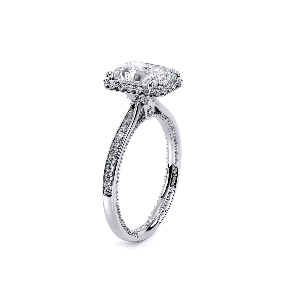 Verragio Solitaire Emerald Engagement Ring
