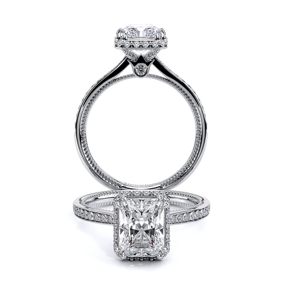Verragio Solitaire Emerald Engagement Ring