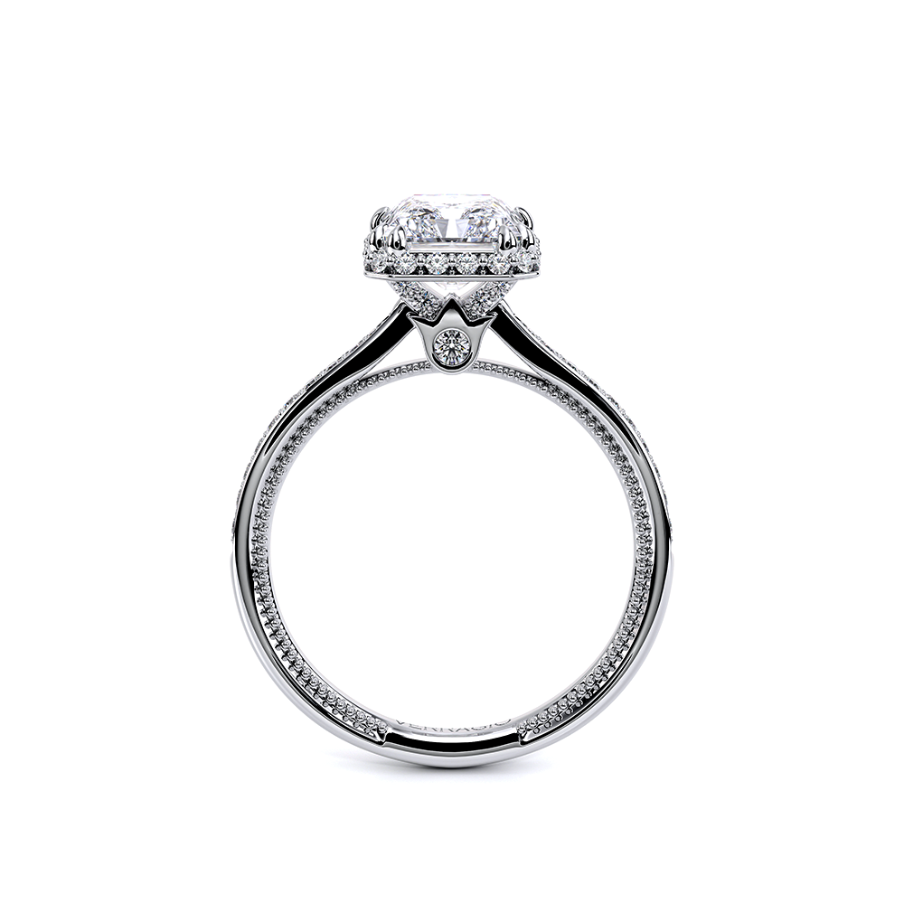 Verragio Solitaire Emerald Engagement Ring
