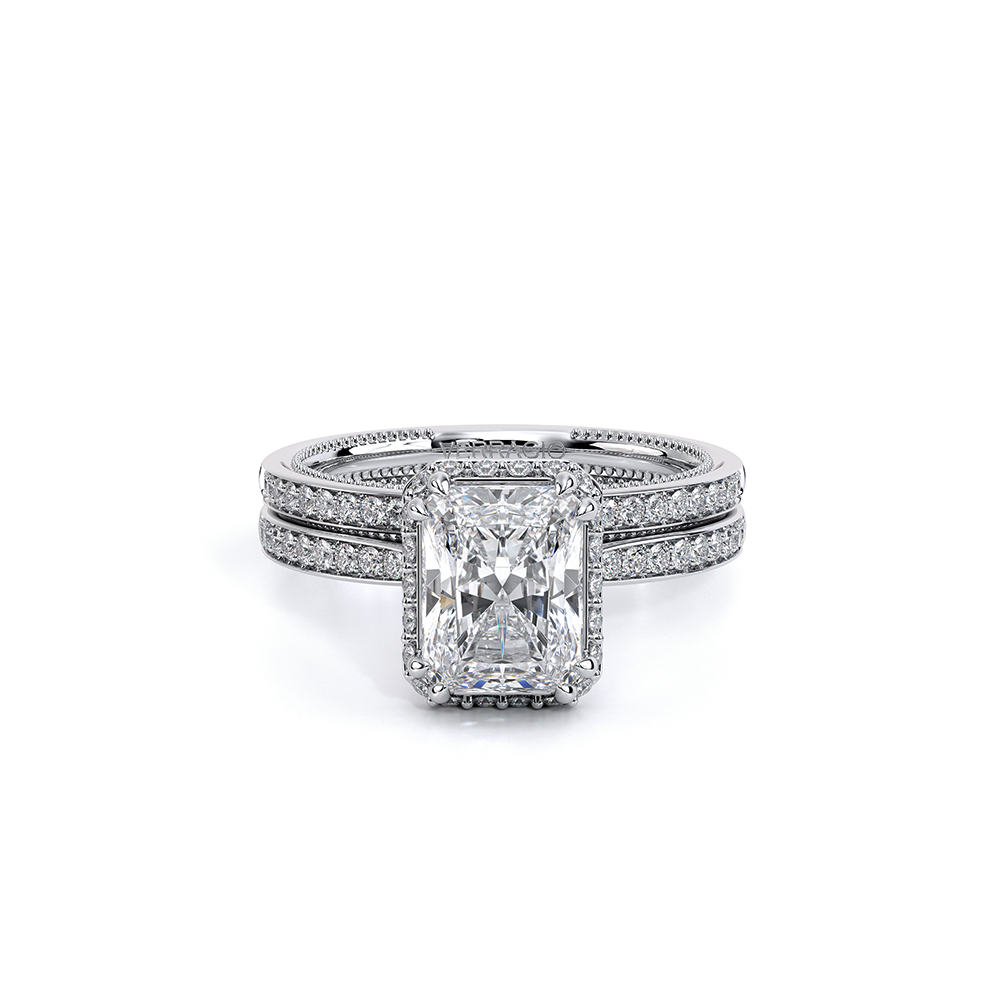 Verragio Solitaire Emerald Engagement Ring