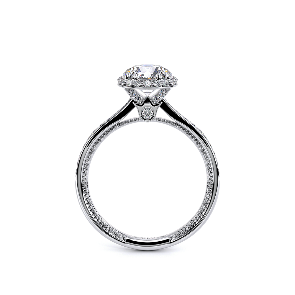 Verragio Pave Round Engagement Ring