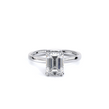 Verragio Solitaire Emerald Engagement Ring