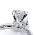 Verragio Solitaire Emerald Engagement Ring