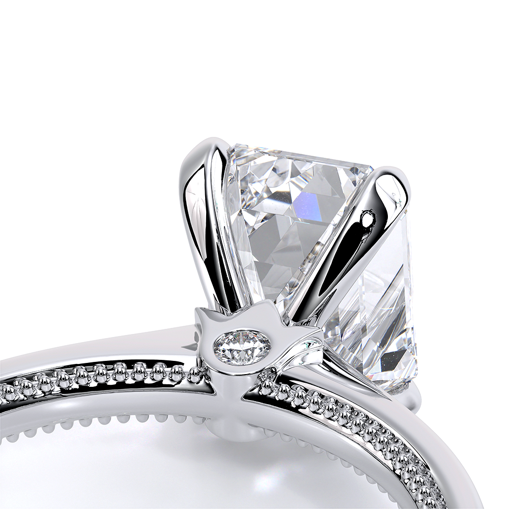 Verragio Solitaire Emerald Engagement Ring