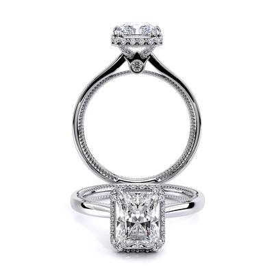 Verragio Solitaire Emerald Engagement Ring