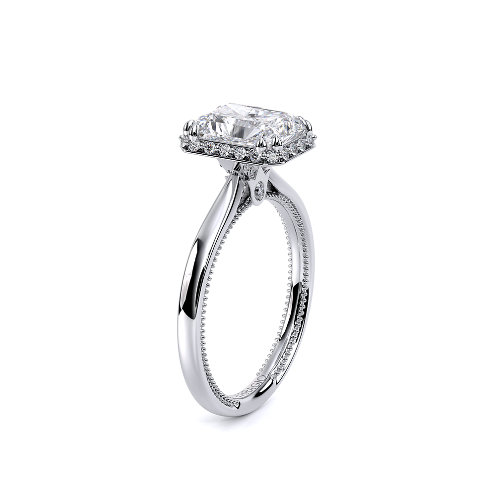 Verragio Solitaire Emerald Engagement Ring