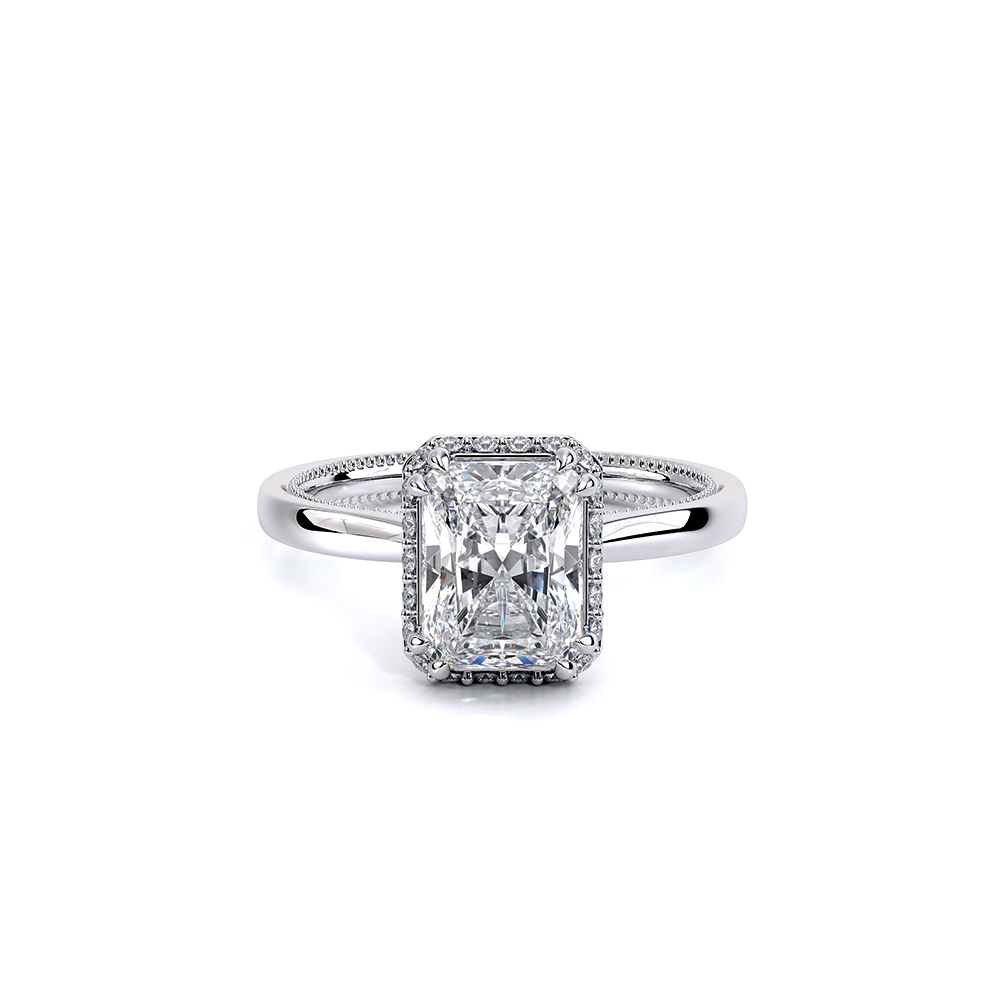 Verragio Solitaire Emerald Engagement Ring