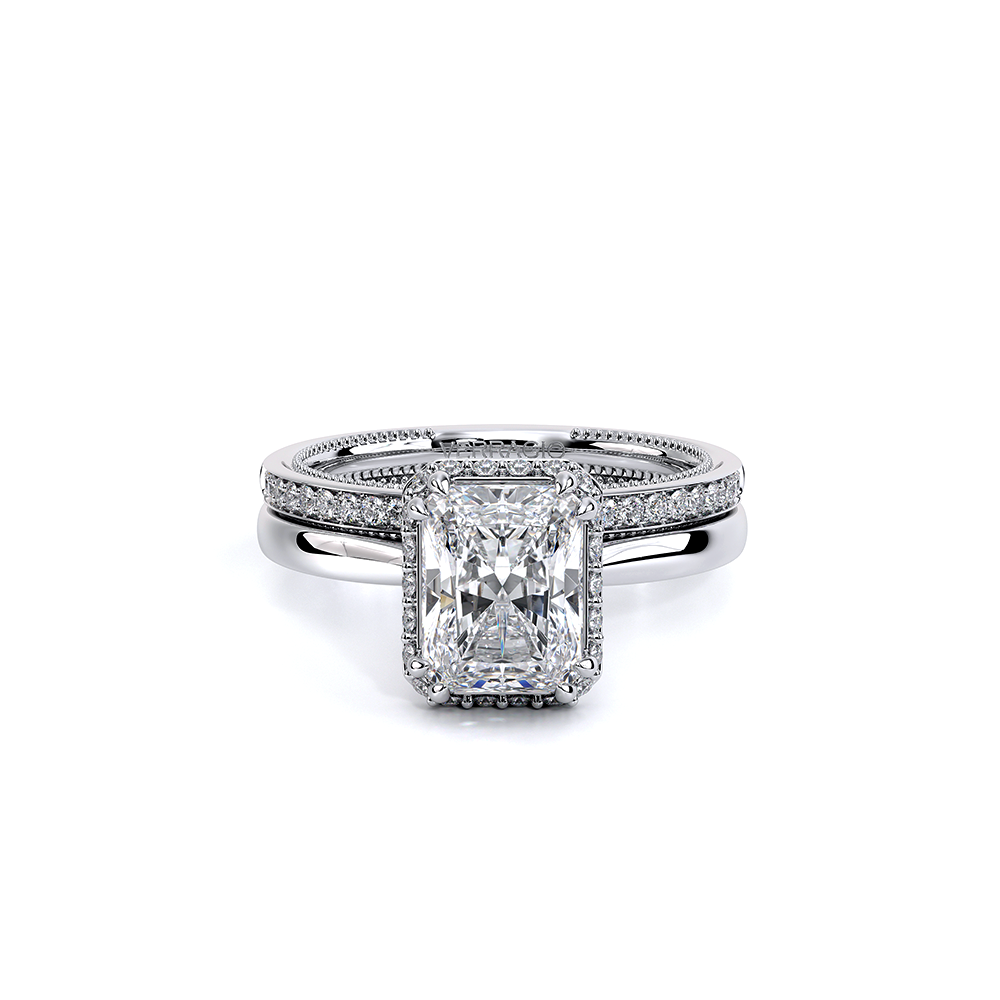Verragio Solitaire Emerald Engagement Ring