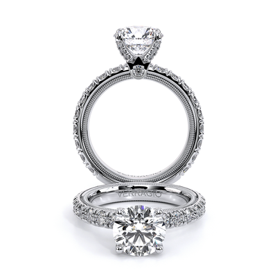 Verragio Pave Round Engagement Ring