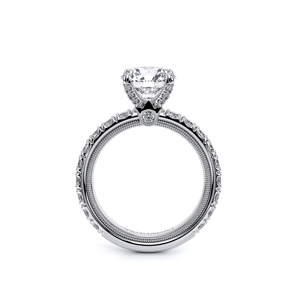 Verragio Pave Round Engagement Ring