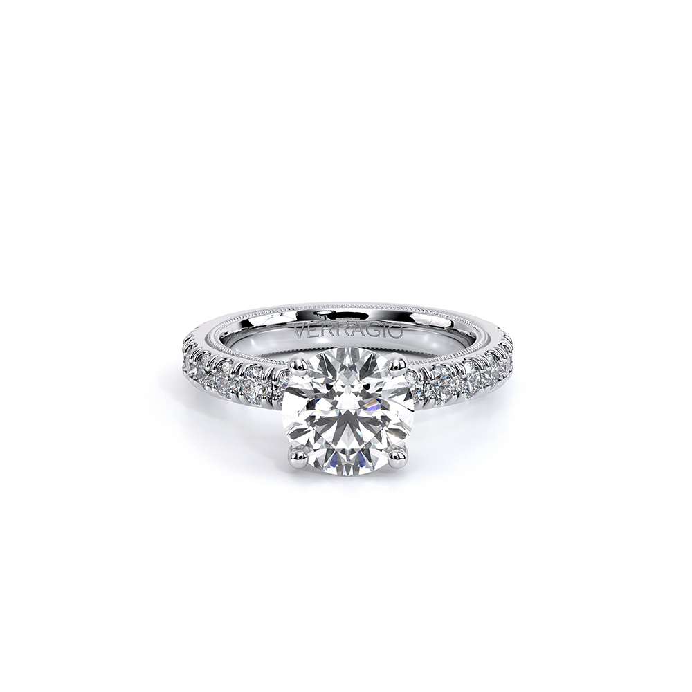 Verragio Pave Round Engagement Ring