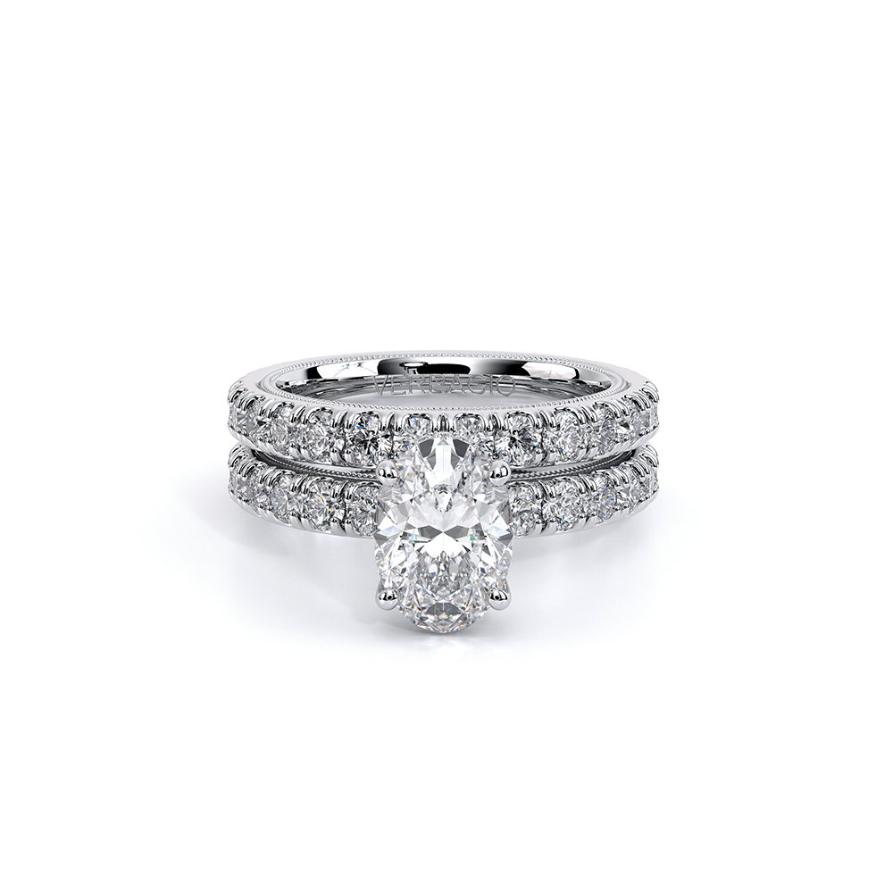 Verragio Pave Oval Engagement Ring