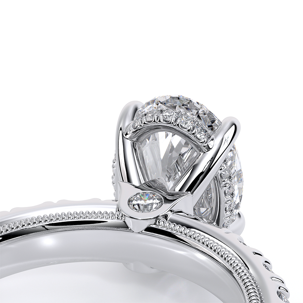 Verragio Pave Oval Engagement Ring