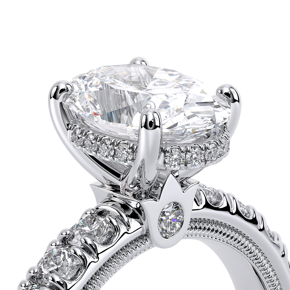 Verragio Pave Oval Engagement Ring