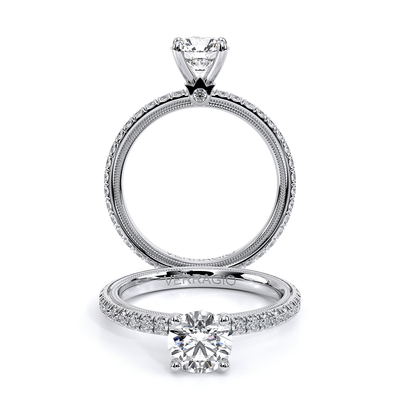 Verragio Pave Round Engagement Ring