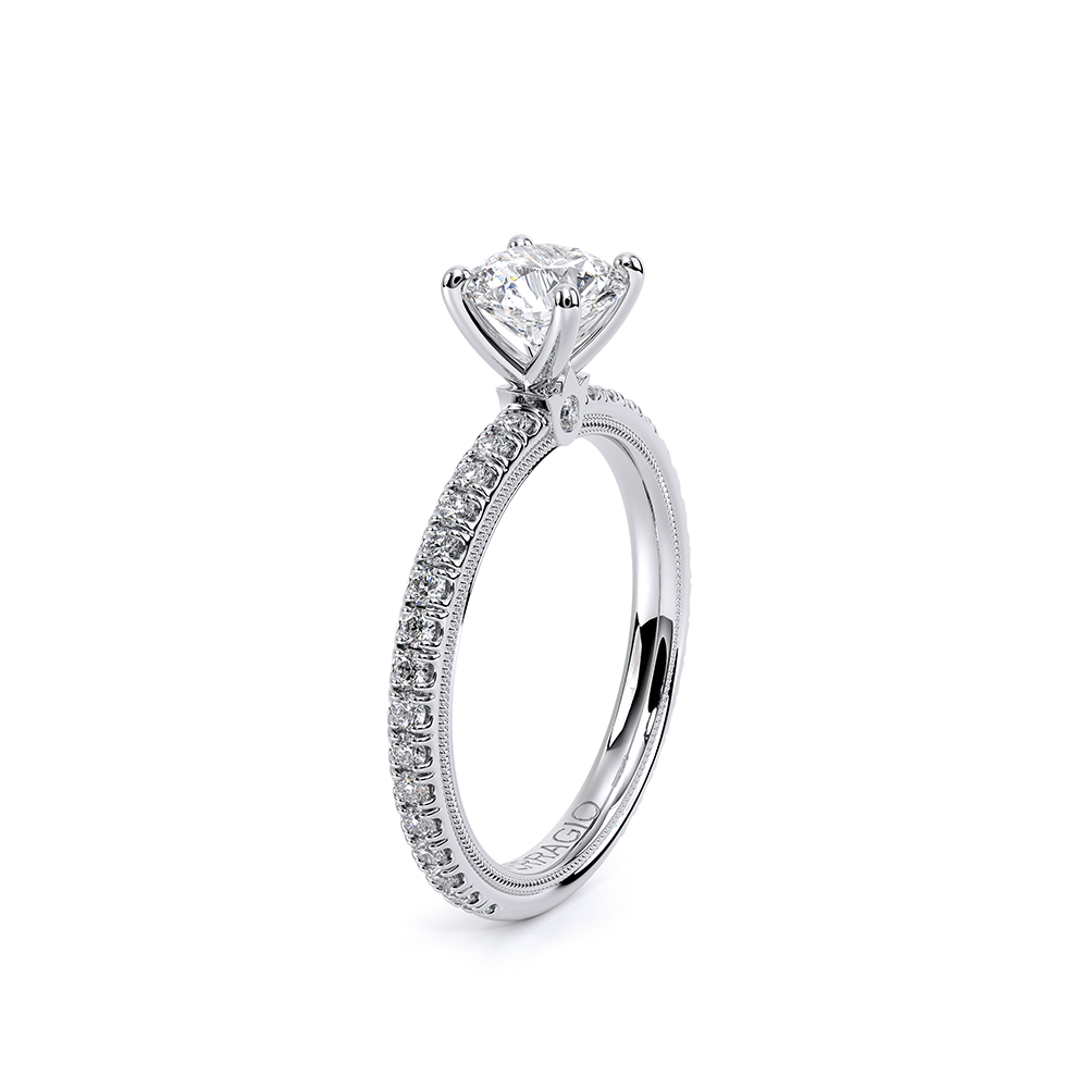 Verragio Pave Round Engagement Ring
