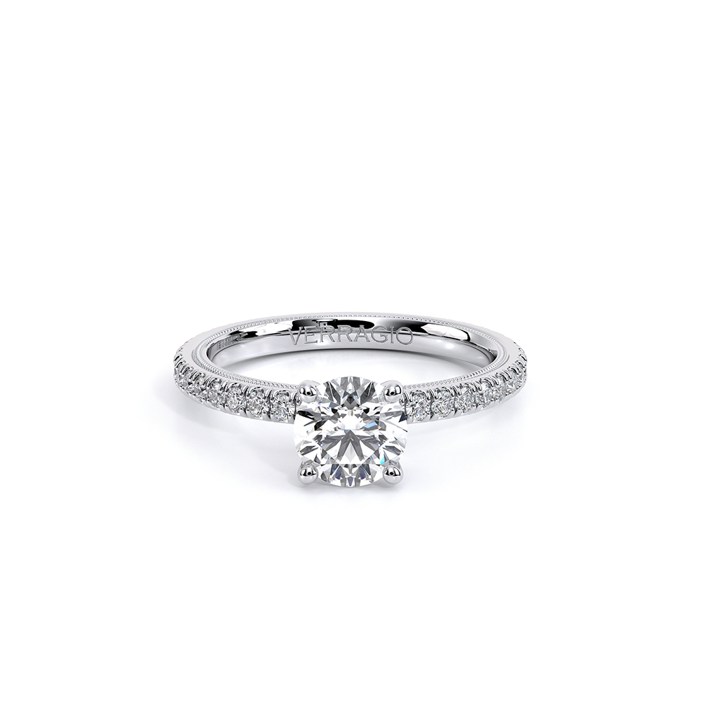 Verragio Pave Round Engagement Ring