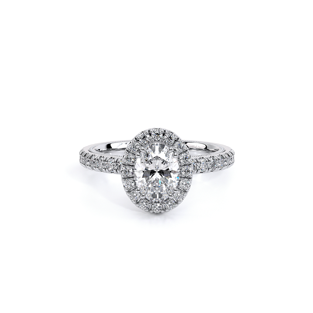 Verragio Pave Oval Engagement Ring
