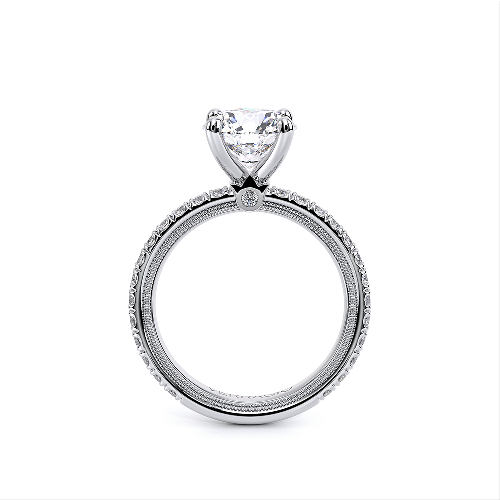Verragio Pave Round Engagement Ring