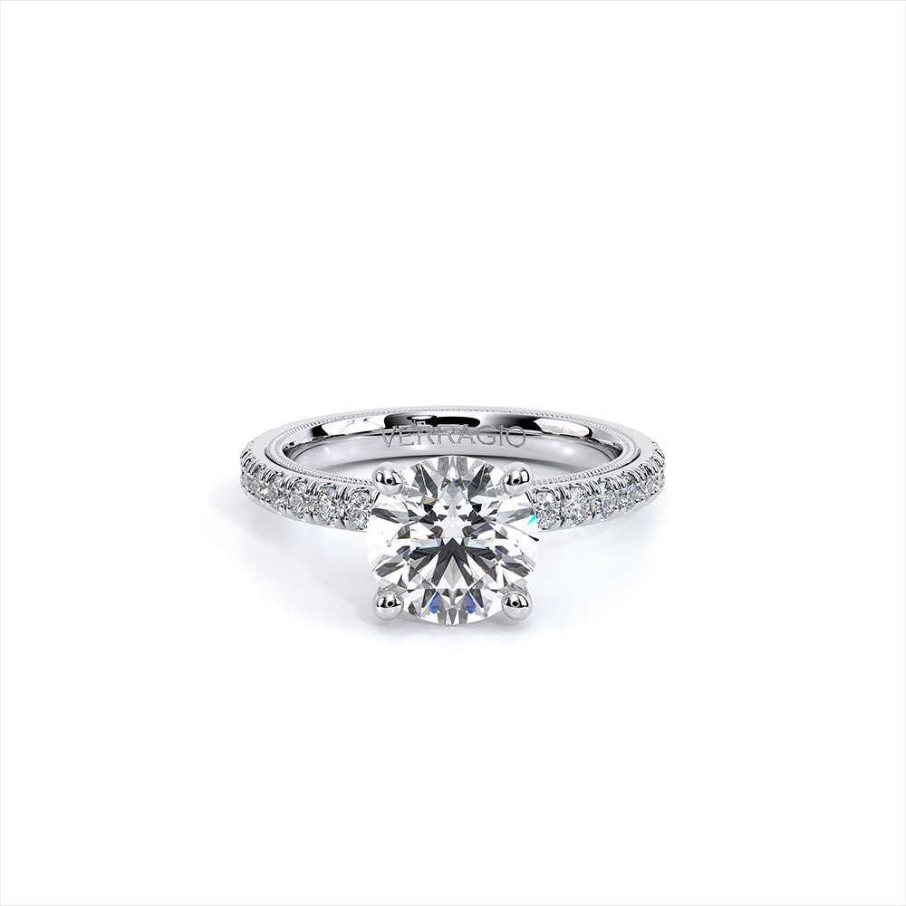 Verragio Pave Round Engagement Ring