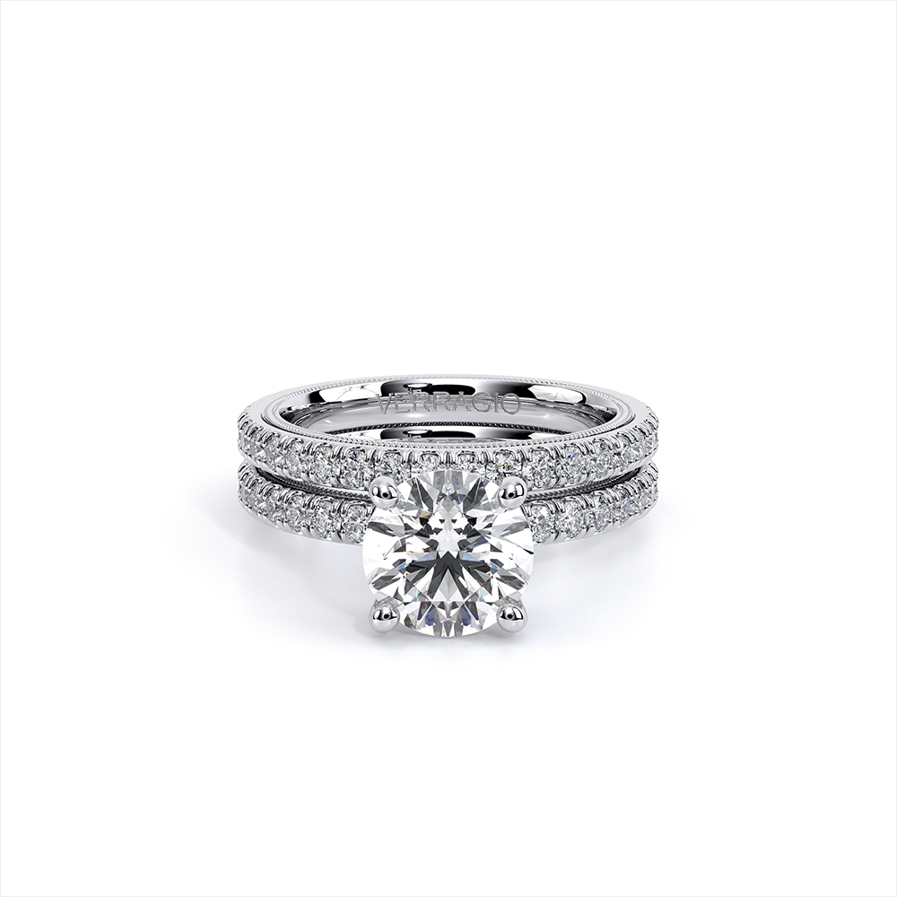 Verragio Pave Round Engagement Ring