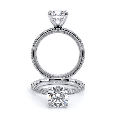 Verragio Pave Round Engagement Ring