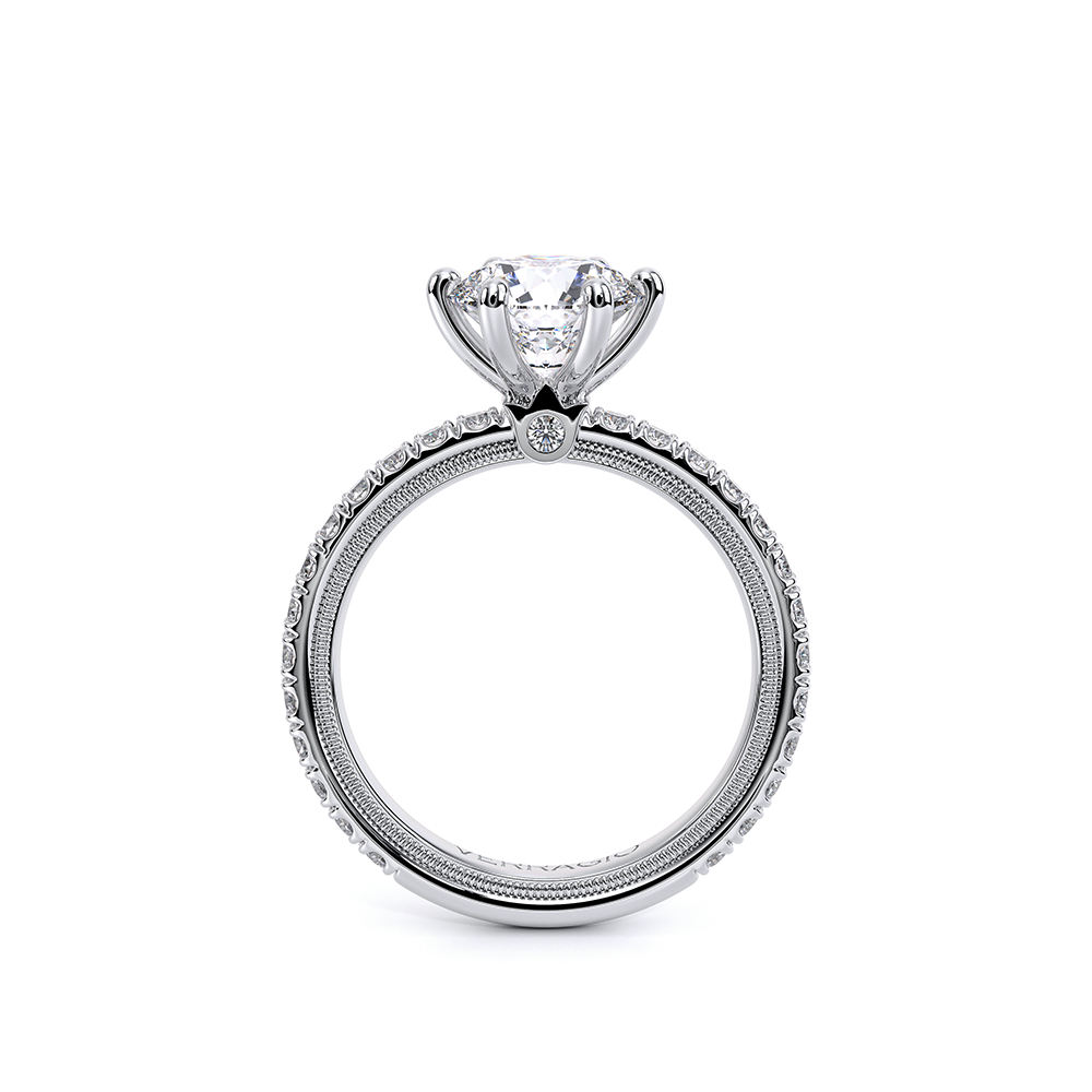 Verragio Pave Round Engagement Ring