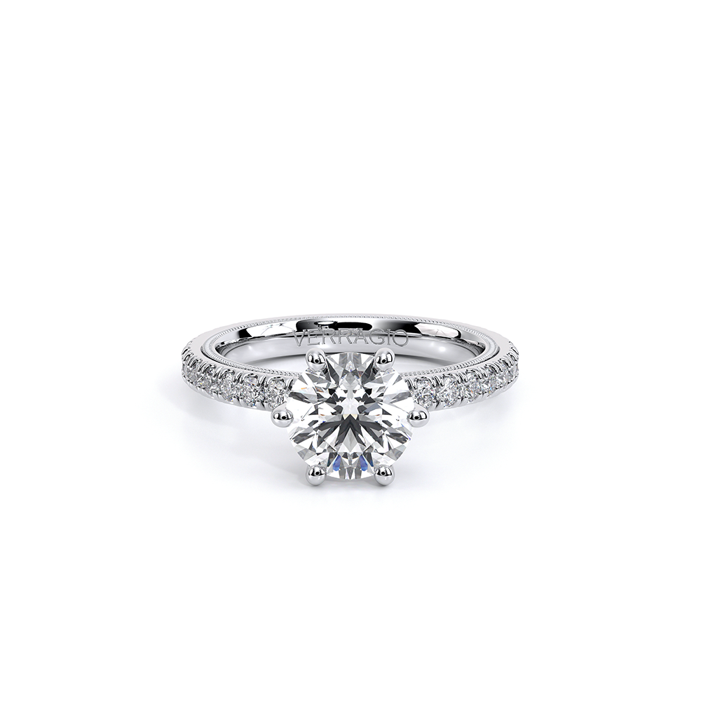 Verragio Pave Round Engagement Ring
