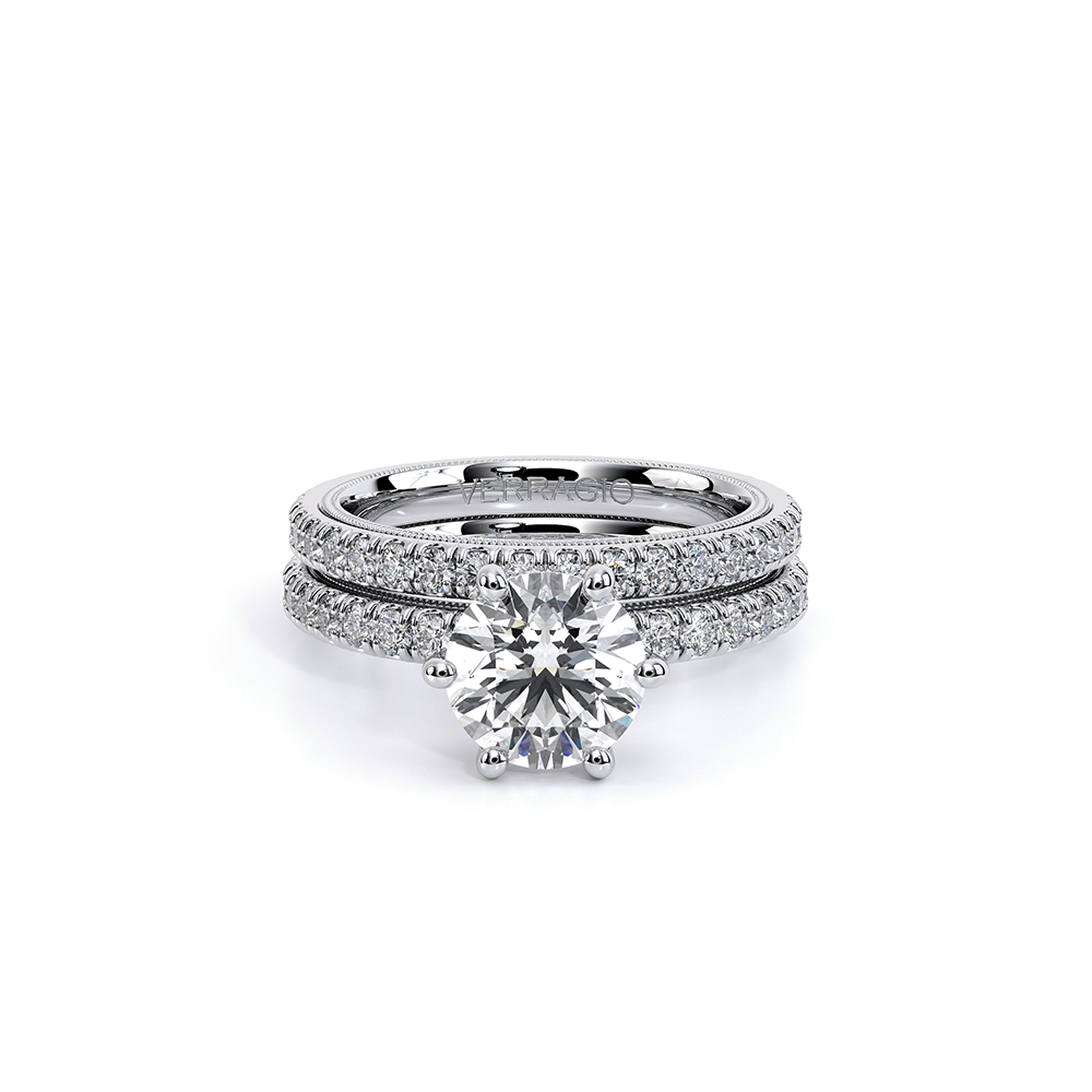 Verragio Pave Round Engagement Ring