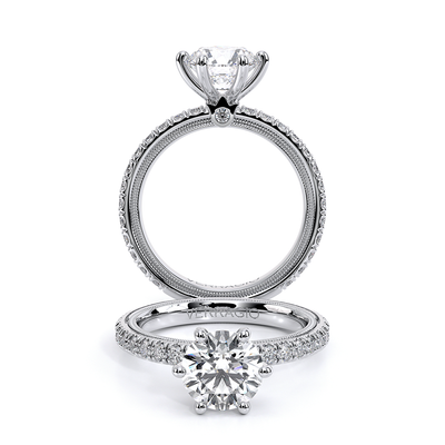 Verragio Pave Round Engagement Ring