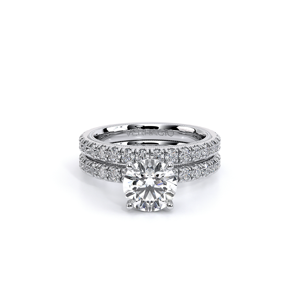 Verragio Pave Round Engagement Ring