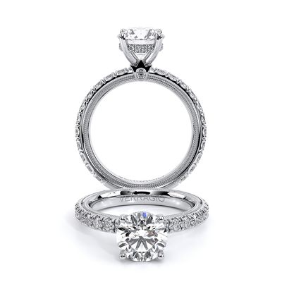 Verragio Pave Round Engagement Ring