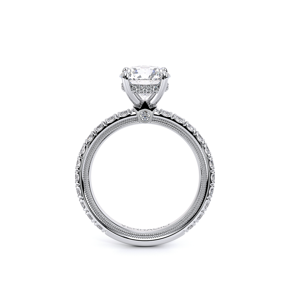 Verragio Pave Round Engagement Ring