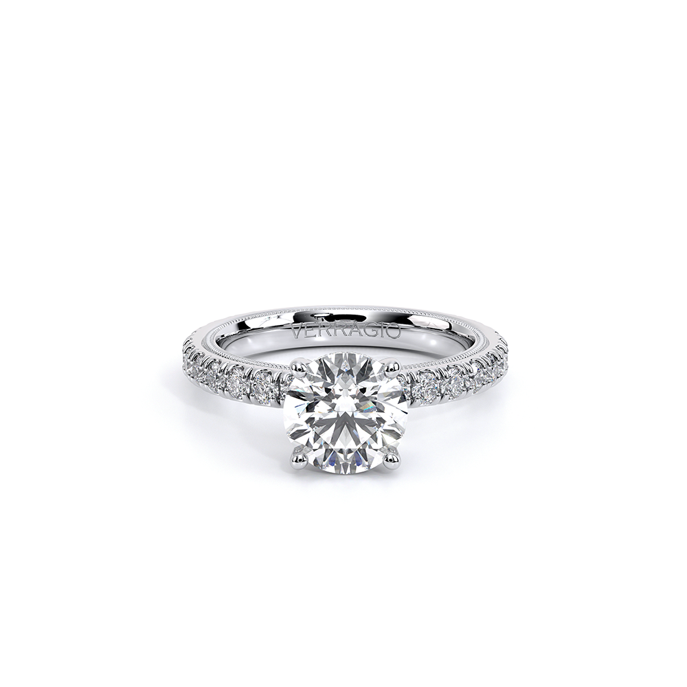 Verragio Pave Round Engagement Ring
