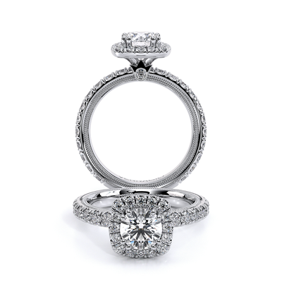 Verragio Pave Round Engagement Ring