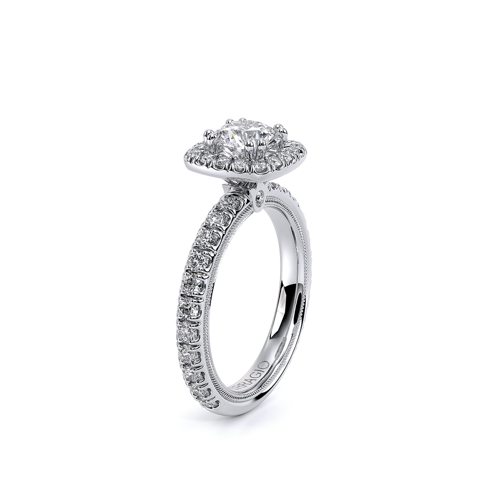 Verragio Pave Round Engagement Ring
