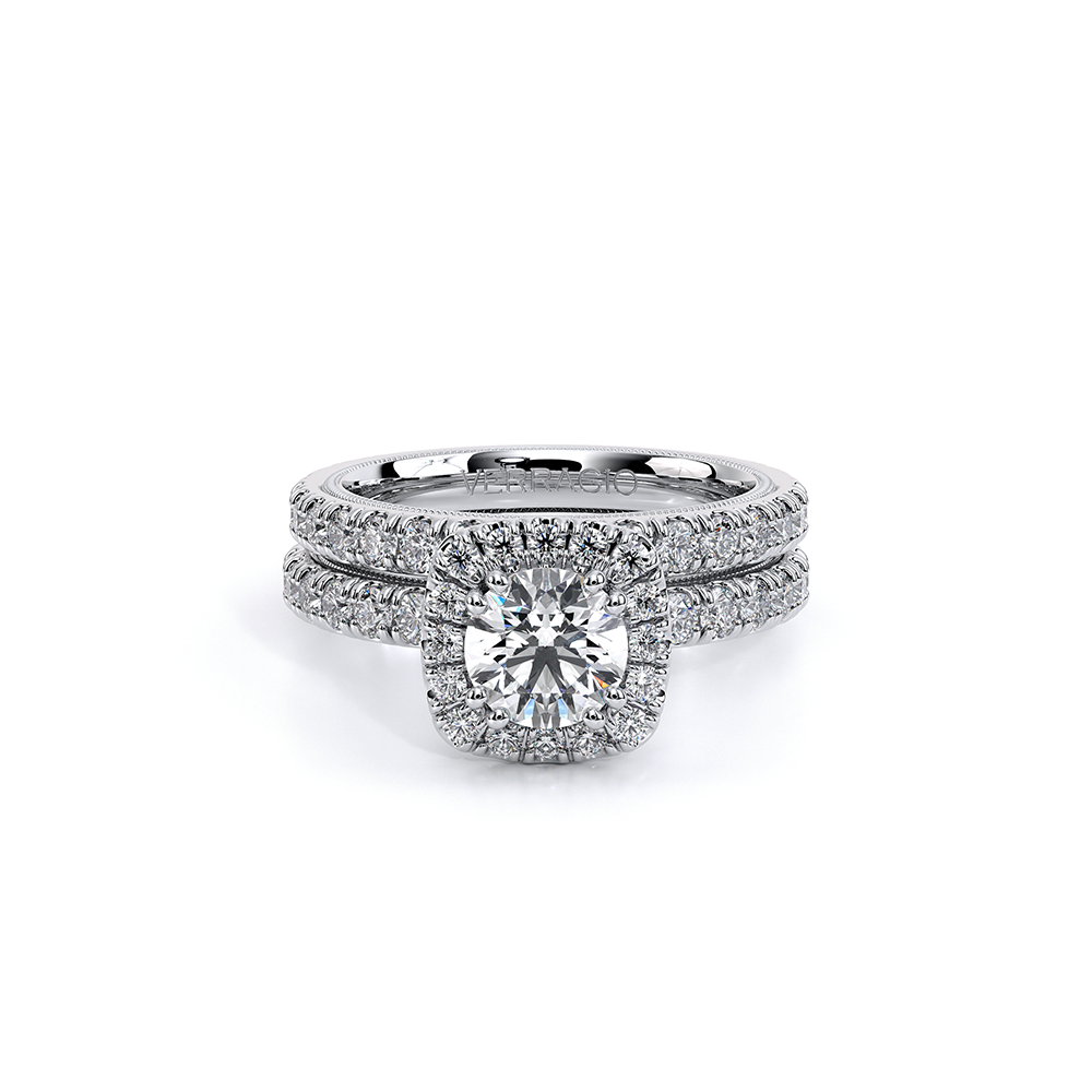 Verragio Pave Round Engagement Ring