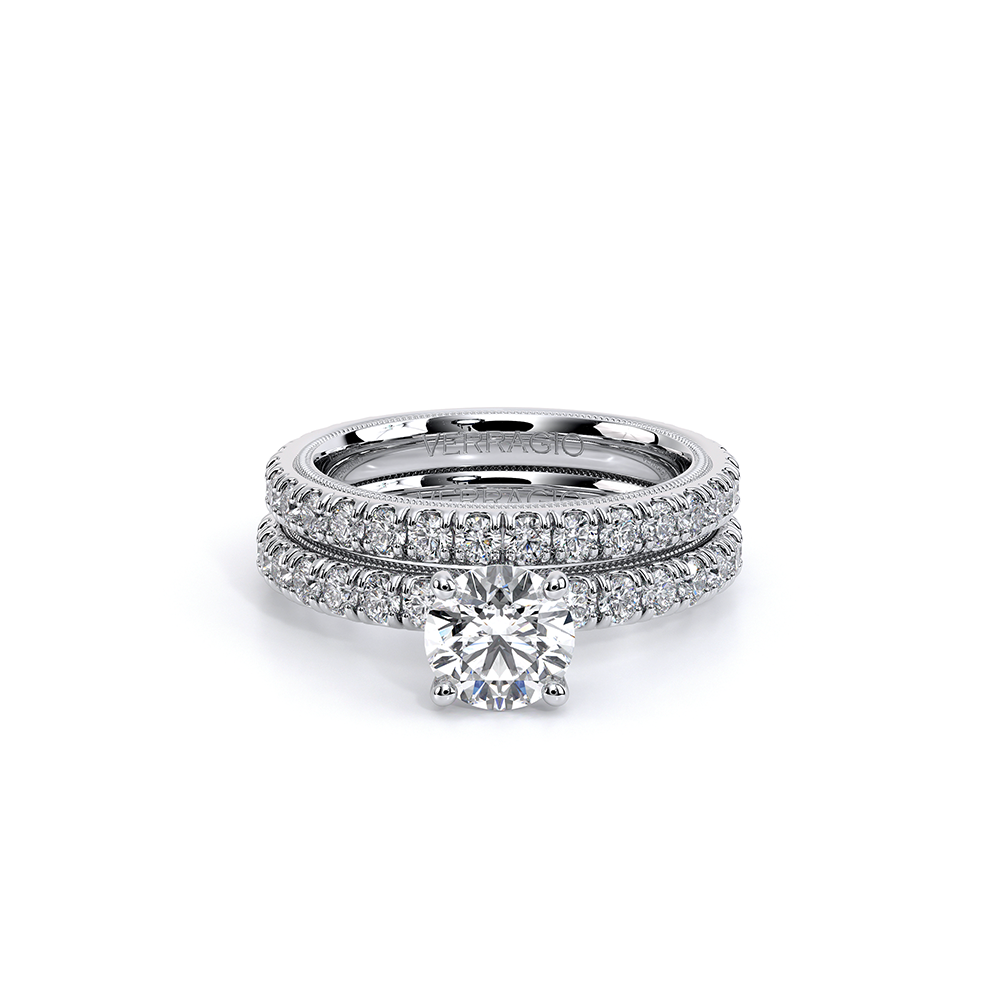 Verragio Pave Round Engagement Ring