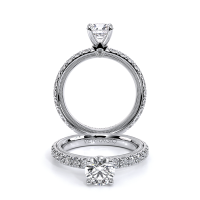 Verragio Pave Round Engagement Ring