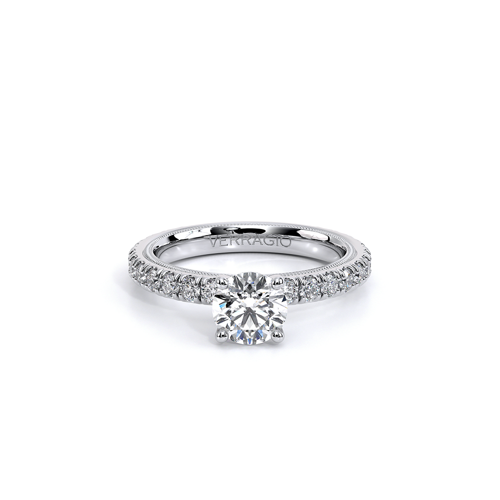 Verragio Pave Round Engagement Ring