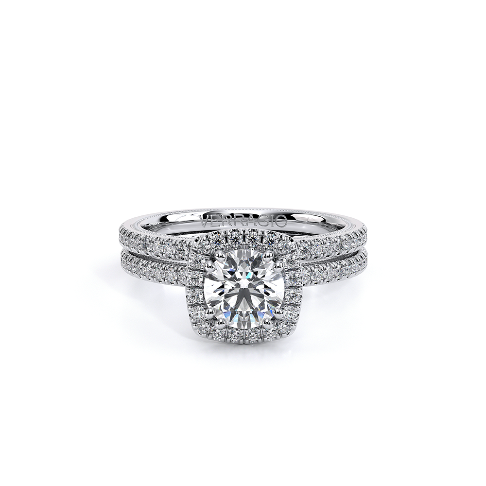 Verragio Halo Round Engagement Ring