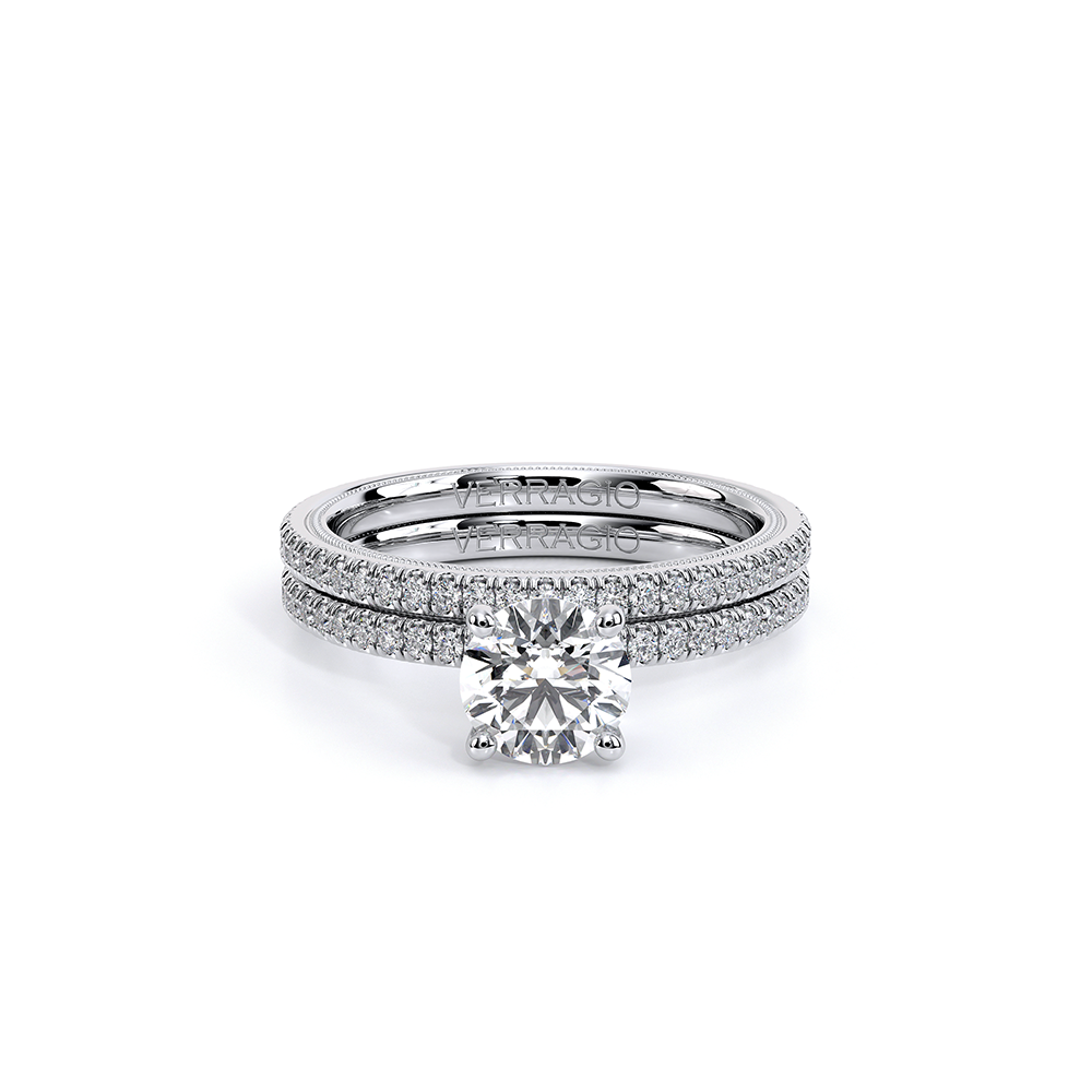 Verragio Pave Round Engagement Ring