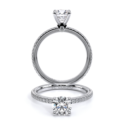 Verragio Pave Round Engagement Ring