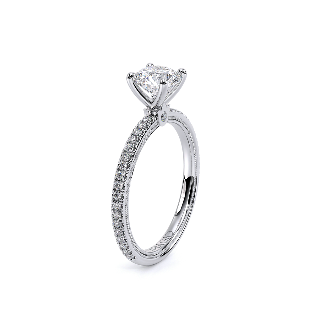 Verragio Pave Round Engagement Ring