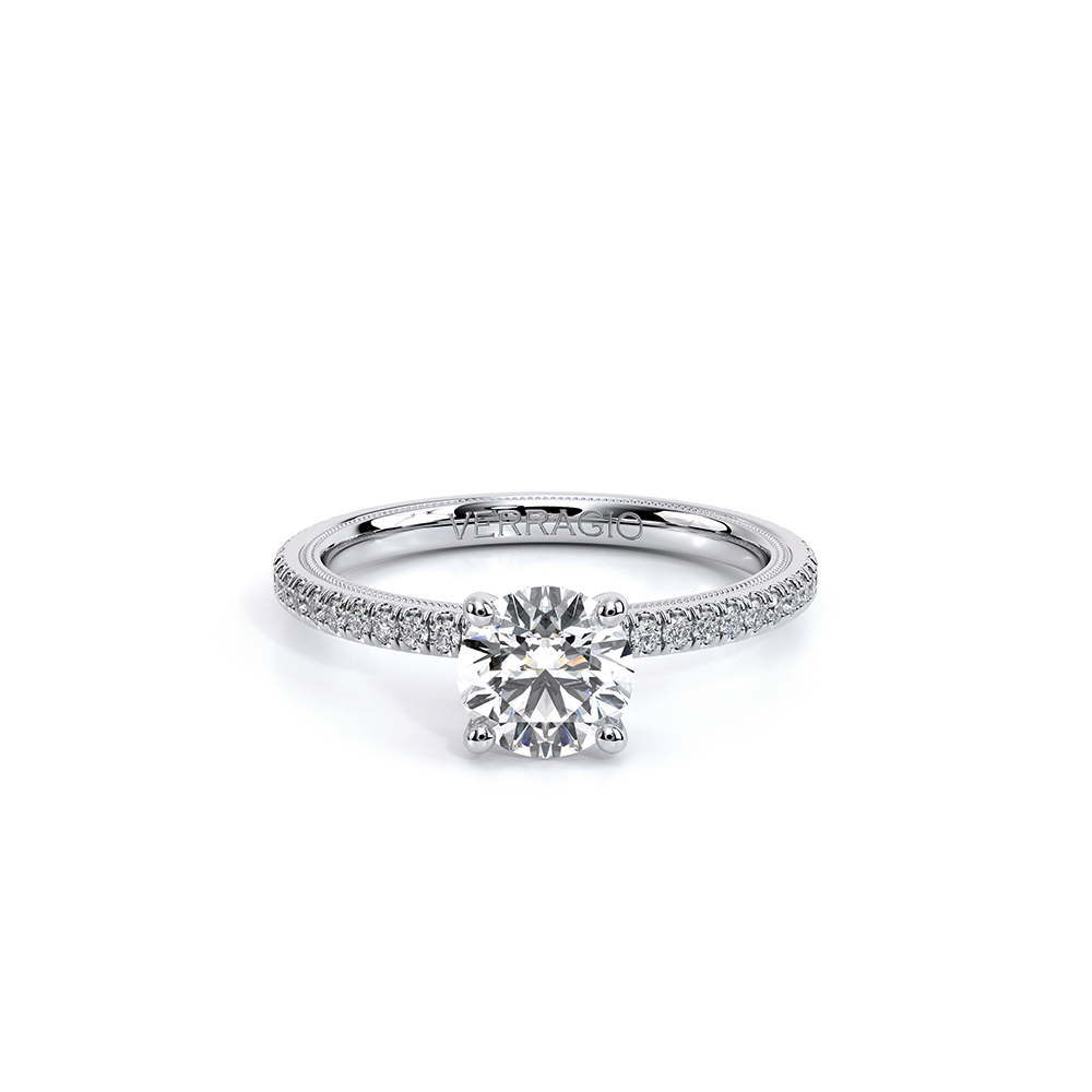 Verragio Pave Round Engagement Ring